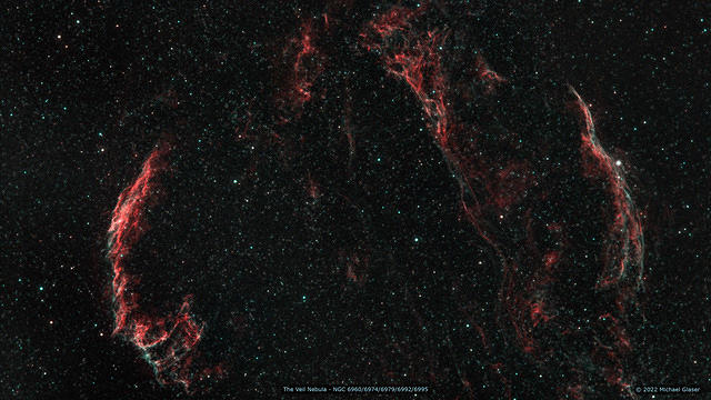 The Veil Nebula - NGC 6960/6974/6979/6992/6995