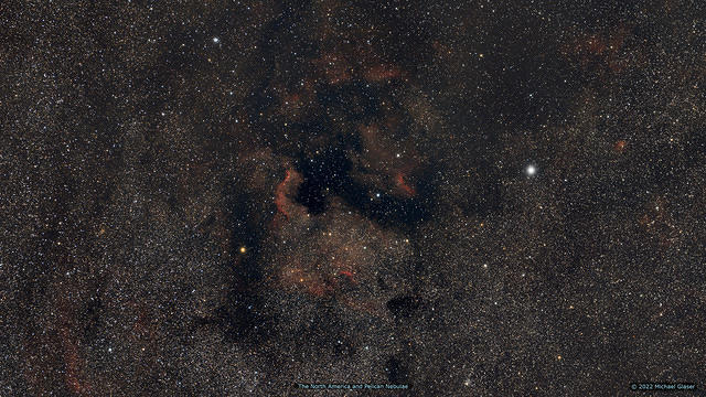 The North America and Pelican Nebulae