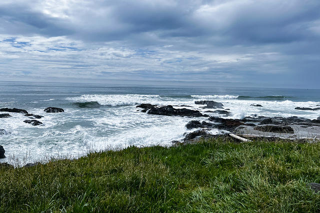Rocks and the waves