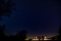 Orion with Shooting Star - single shot-9448
