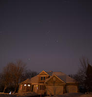 Orion over the House