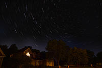 Star trails over neighbors house edited-
